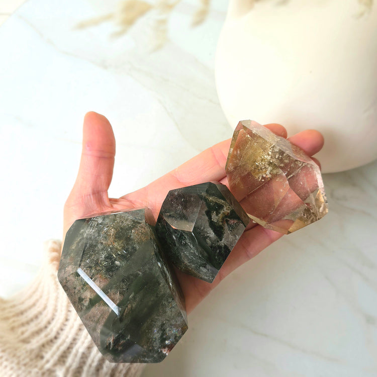 Lodolite Garden Quartz Crystal Freeform High Quality