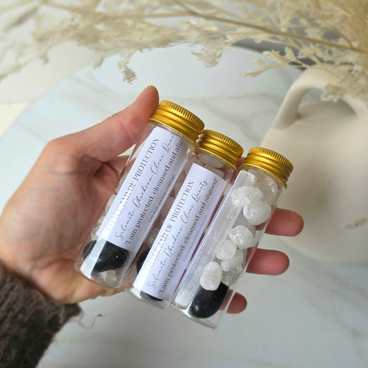 Protection Crystal Bundle Little Jar of Protection