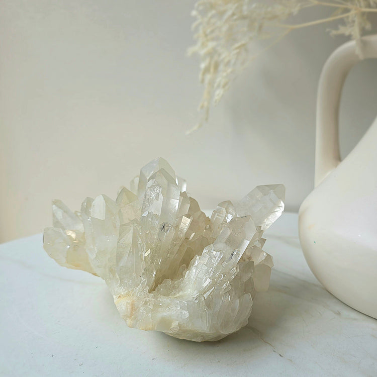Clear Quartz Crystal Cluster