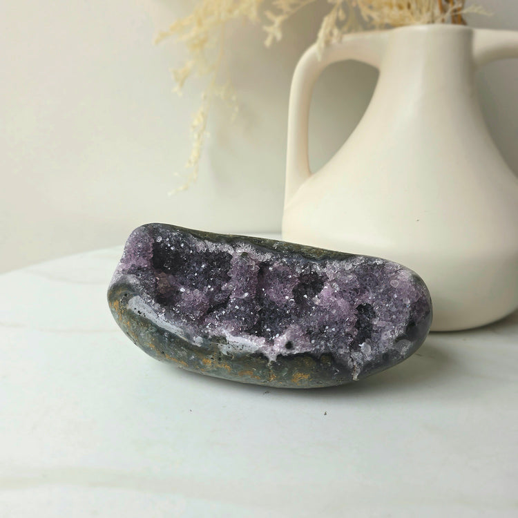 Amethyst Crystal Geode Cluster High Quality Brazil