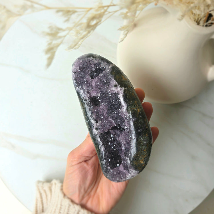 Amethyst Crystal Geode Cluster High Quality Brazil
