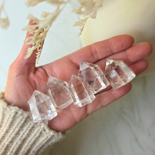 Clear Quartz Crystal Point AAA High Quality Brazil