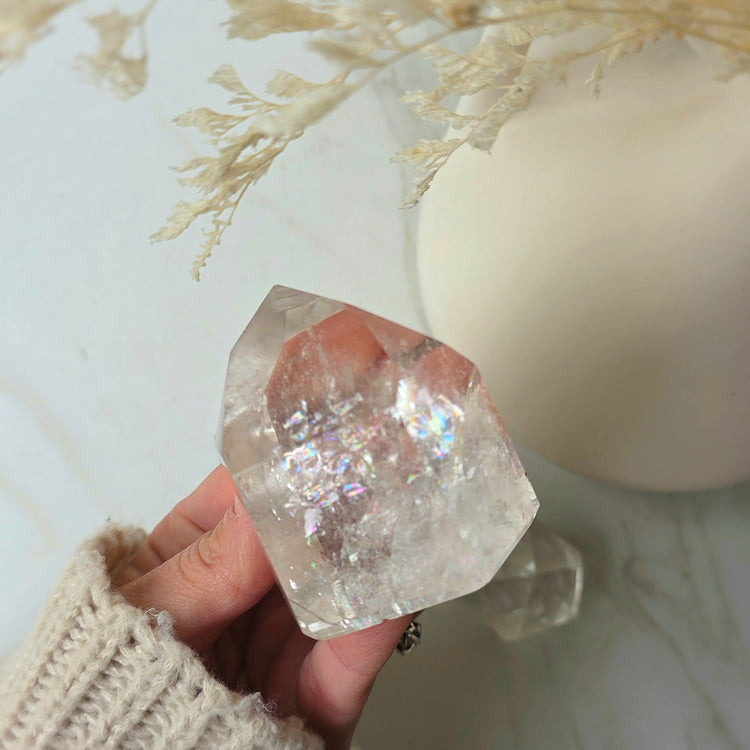 Clear Quartz Crystal Point High Quality Large Brazil