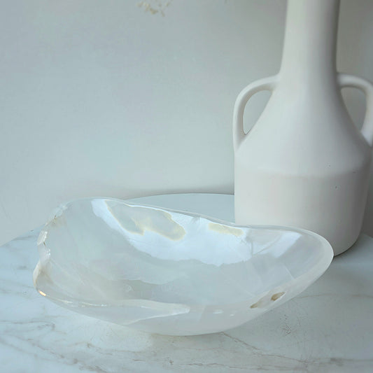 Calcite Crystal Decor Bowl Polished High Quality Mexico