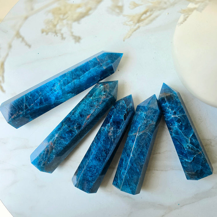 Apatite Crystal Tower Point Obelisk High Quality Madagascar