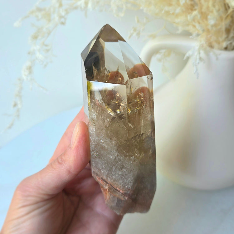 Natural Citrine Crystal Polished Point Collectors High Quality Brazil