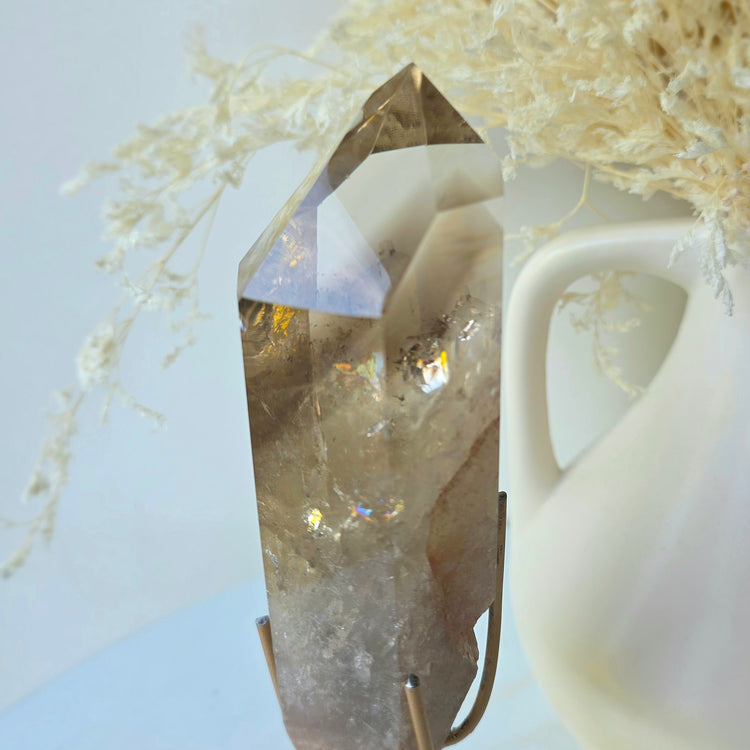 Natural Citrine Crystal Polished Point Collectors High Quality Brazil