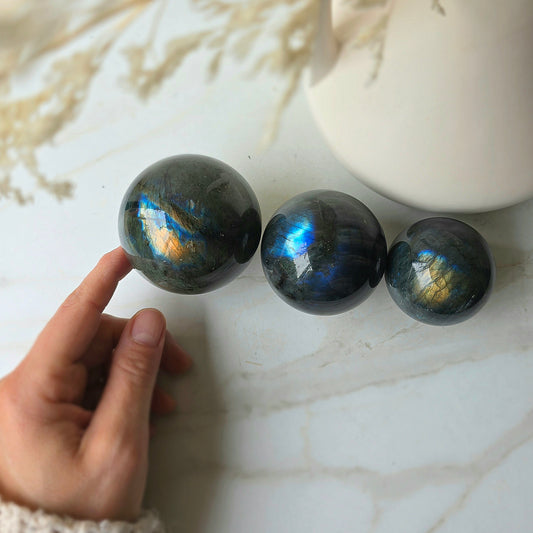 Labradorite Crystal Sphere Madagascar