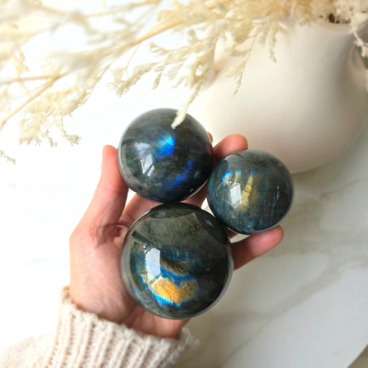 Labradorite Crystal Sphere Madagascar