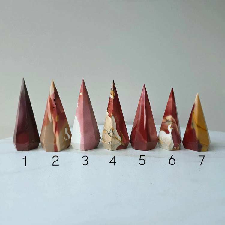 Mookaite Crystal Diamond Point High Quality Australia