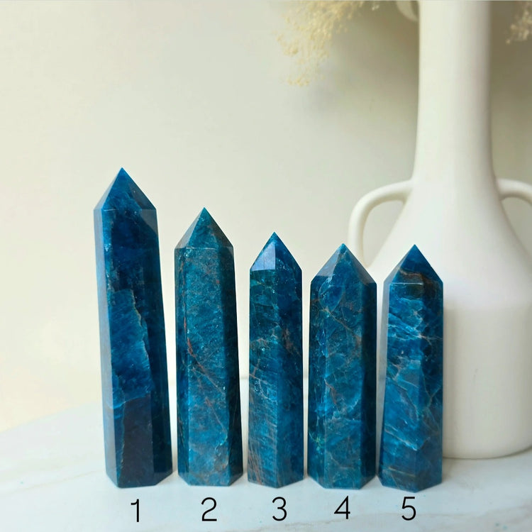 Apatite Crystal Tower Point Obelisk High Quality Madagascar