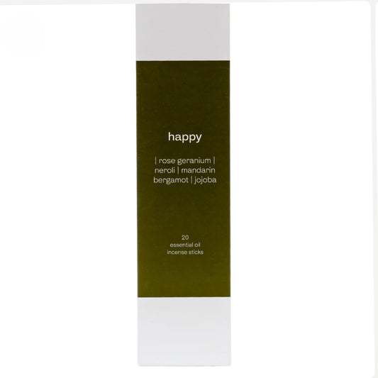 Exuro 'HAPPY' Australian Made Essential Oil Insense