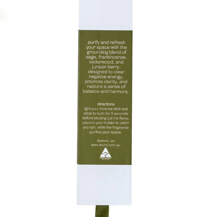 Exuro "CLEANSE" Australian Made Essential Oil Incense - Crystals and Me | Crystal Candles and Ethically Sourced Crystals