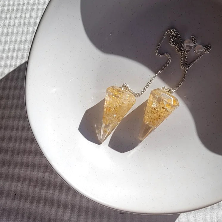 Citrine Orgon Pendulum - Crystalsandme