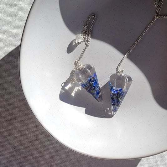 Lapis Lazuli Orgon Pendulum - Crystalsandme