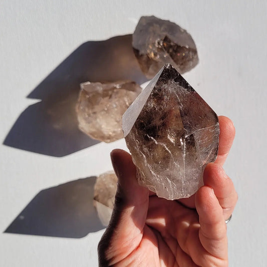 Smokey Quartz Polished Point - Crystalsandme