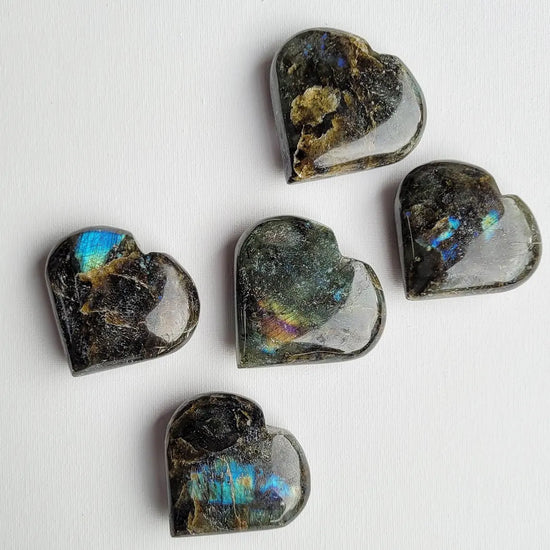 Labradorite Heart - Crystalsandme